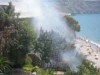 Fire near Carabeillo beach, Nerja