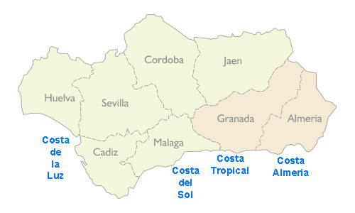 andaluciaprovincesmap