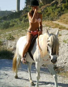 Nerja, horse rider