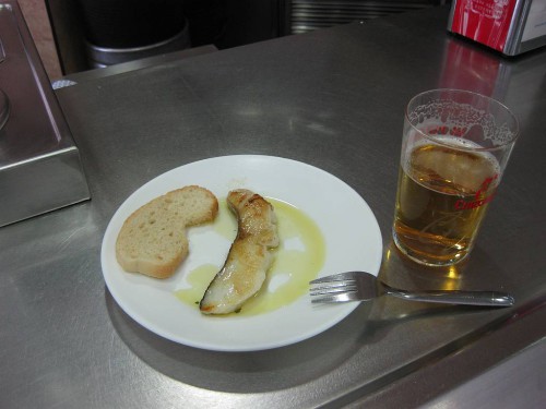 tapas,bacalao,El Pulguilla