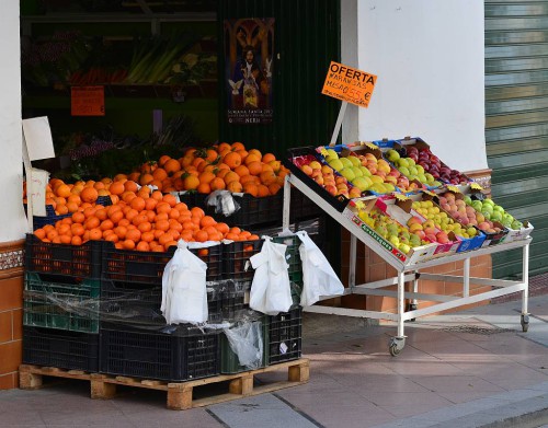 Fruit stall, Nerja