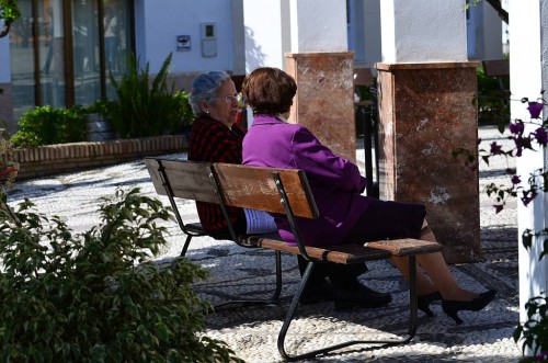 sitting around, Nerja