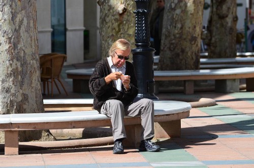 sitting around, Nerja