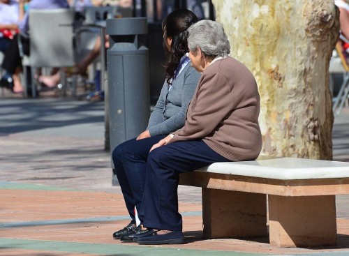 sitting around, Nerja