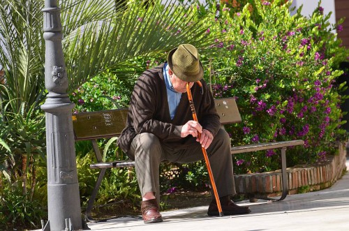 sitting around, Nerja