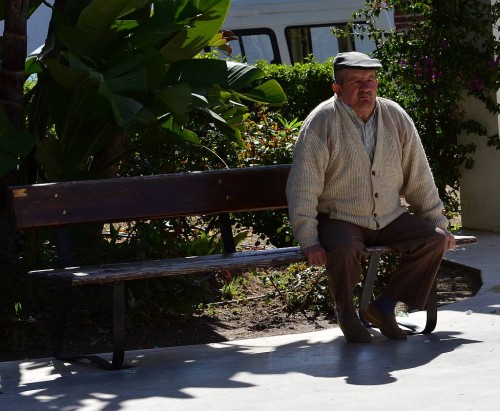 sitting around, Nerja