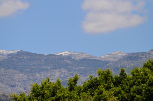 snowy hills, Nerja