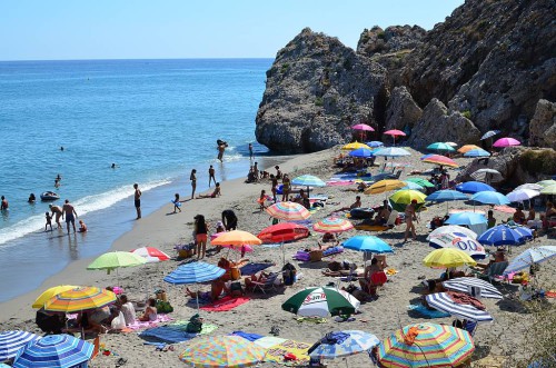 Carabeo beach, Nerja