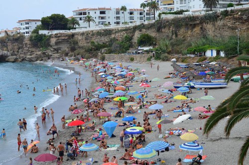 El Salon beach, Nerja