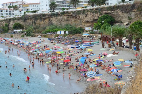 El Salon beach, Nerja