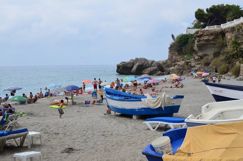 El Salon beach, Nerja