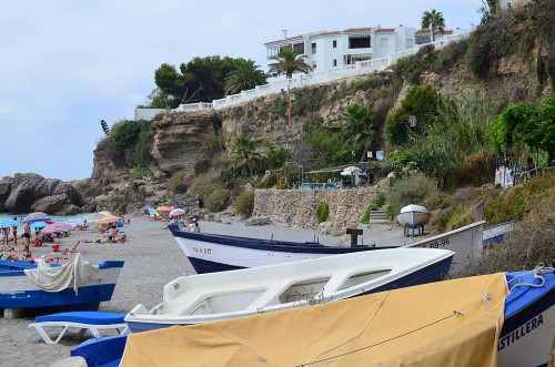 El Salon beach, Nerja