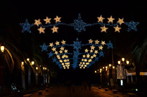 Christmas lights, Nerja