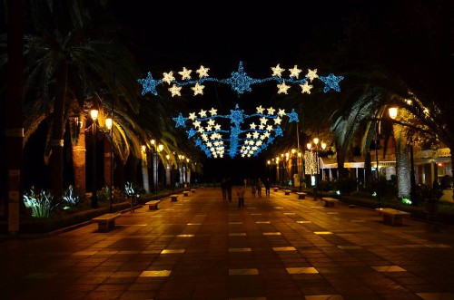 Christmas lights, Nerja