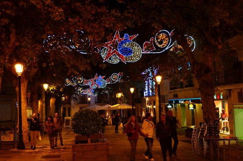 Christmas lights, Nerja