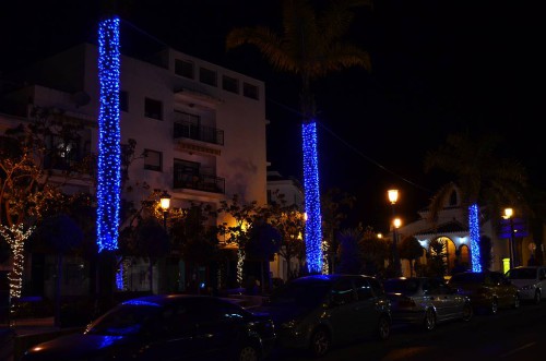 Christmas lights, Nerja