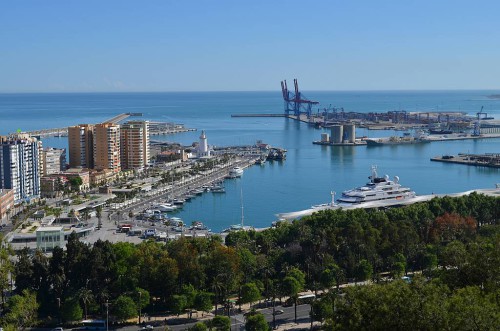 Views over Malaga