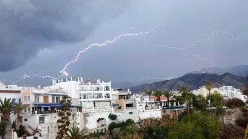 lightning, Nerja