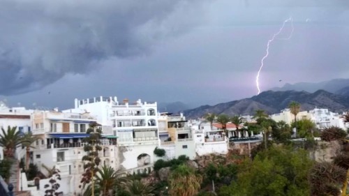 lightning, Nerja