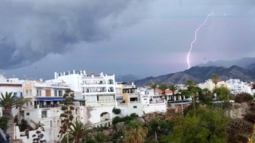 lightning, Nerja