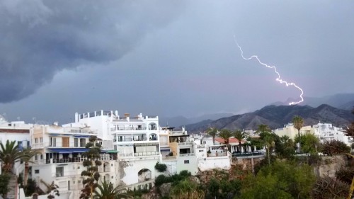 lightning, Nerja