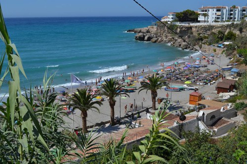 El Salon beach, Nerja