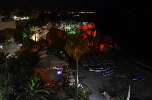 Calahonda beach, Nerja, lights