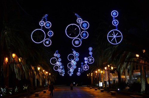 Christmas lights in Nerja