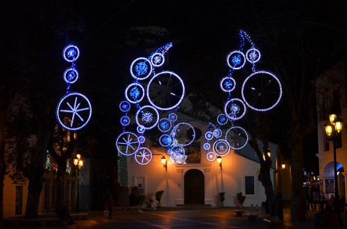 Christmas lights in Nerja