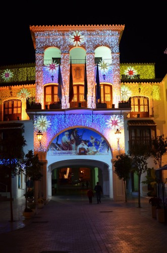 Christmas lights in Nerja