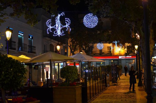 Christmas lights in Nerja