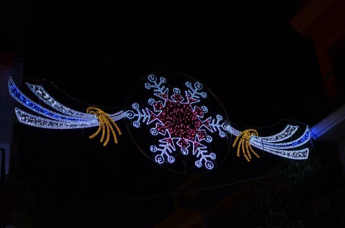 Christmas lights in Nerja