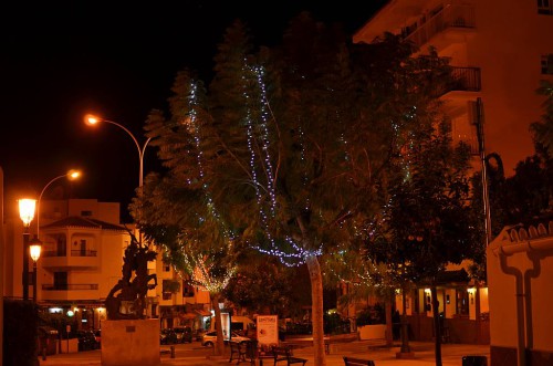 Christmas lights in Nerja