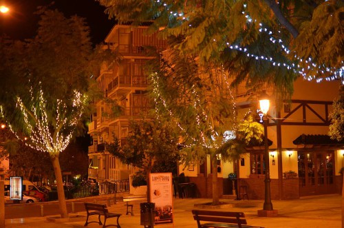 Christmas lights in Nerja