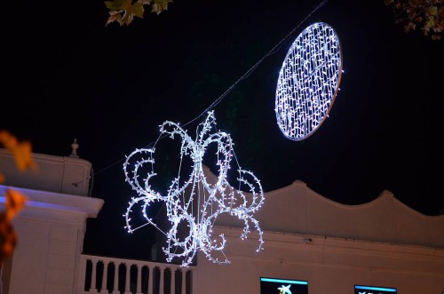 Christmas lights in Nerja