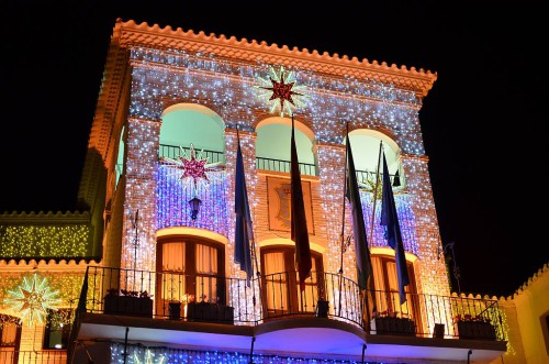 Christmas lights in Nerja