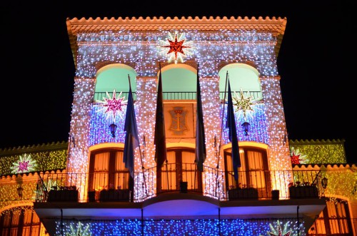 Christmas lights in Nerja