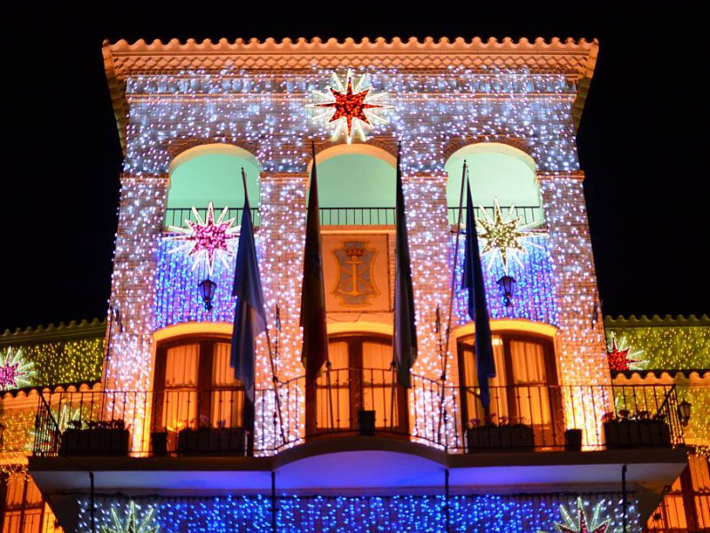 Christmas lights in Nerja