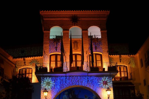 Christmas lights in Nerja