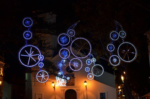 Christmas lights in Nerja