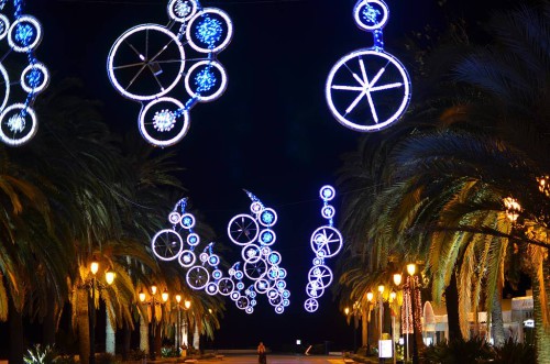 Christmas lights in Nerja