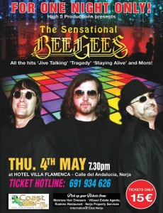 BeeGees tribute band Costa del sol