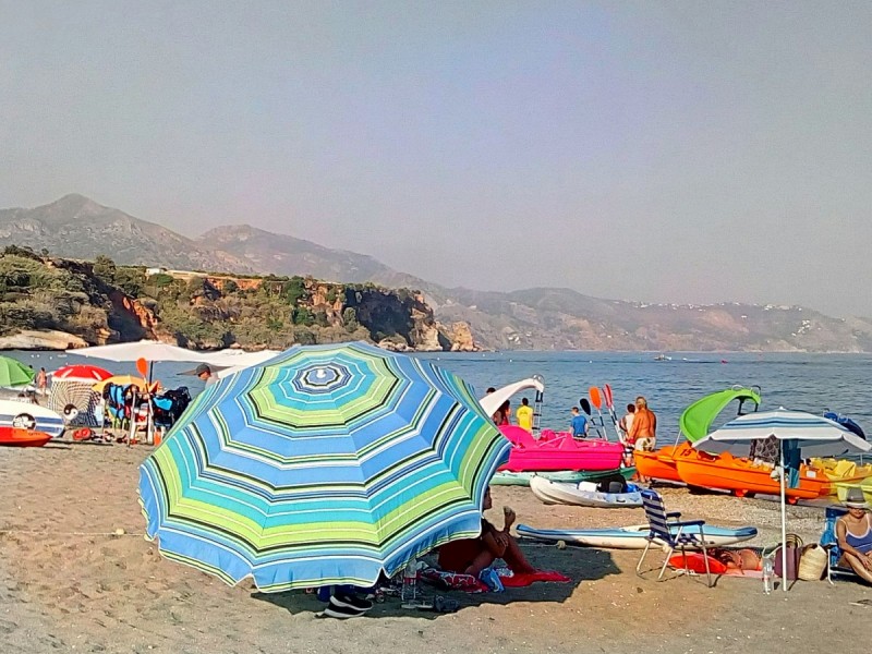 nerja beach fines