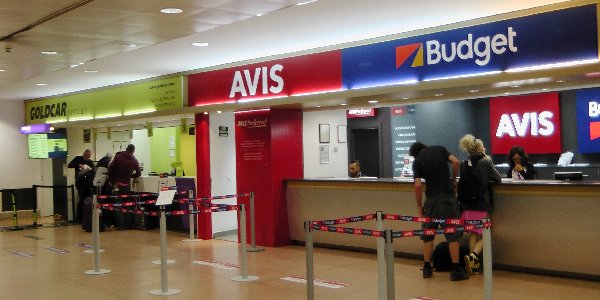 Malaga Airport Car Rental Desks