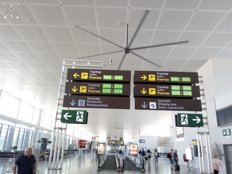 Malaga airport arrivals