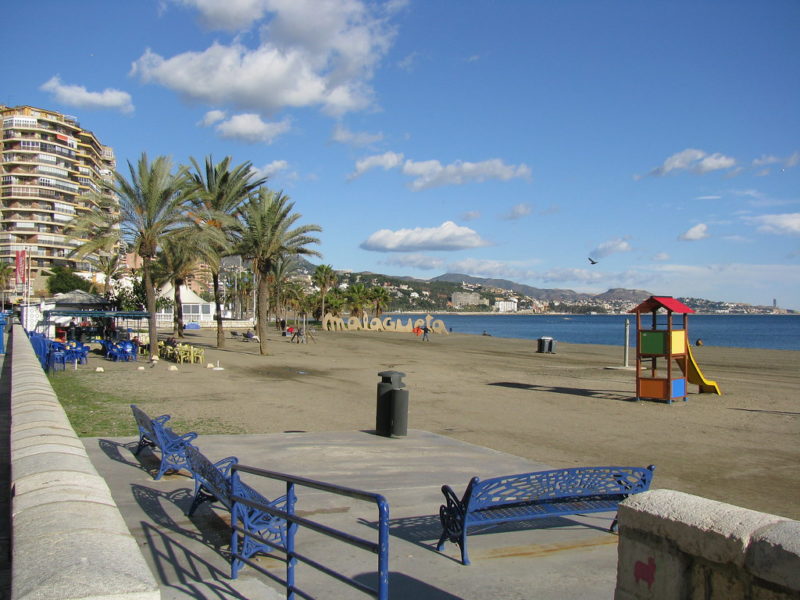 Malagueta beach Malaga