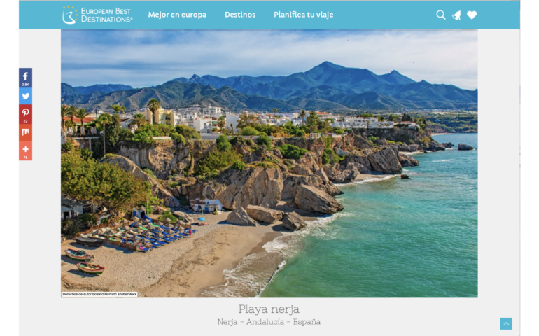 Nerja best beach award