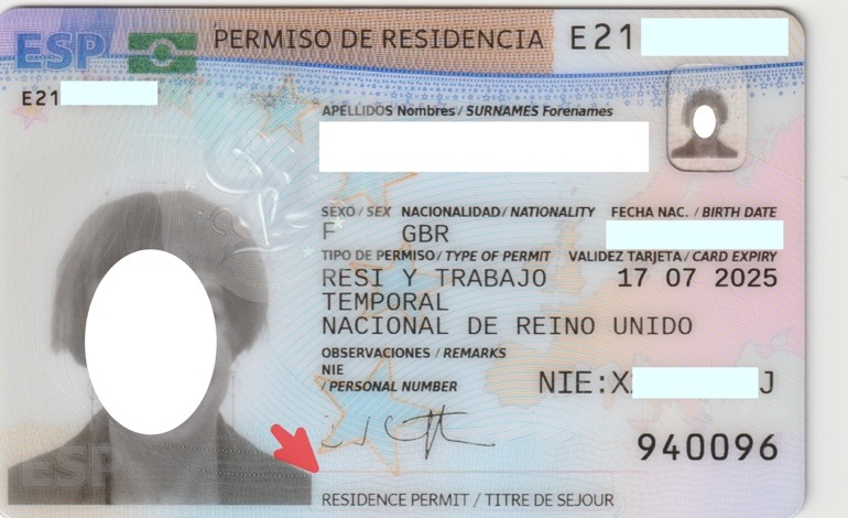 TIE Residency Card