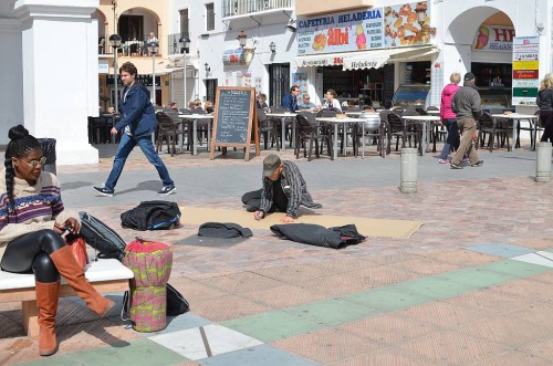 Balcón de Europa, Nerja, artist