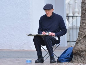 Artist, Balcon de Europa, Nerja